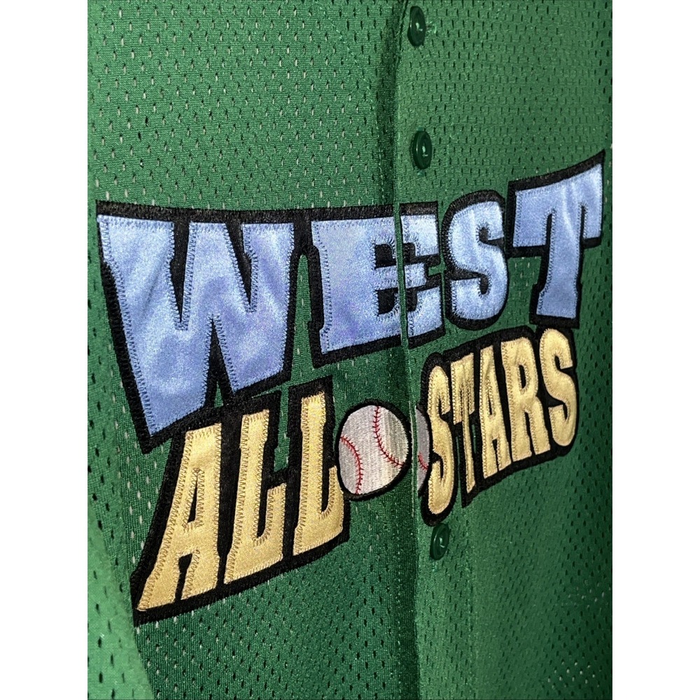 Vintage 2005 West All Stars Baseball Jersey Majestic Mens 2XL Midway Stadium USA - Picture 10 of 15